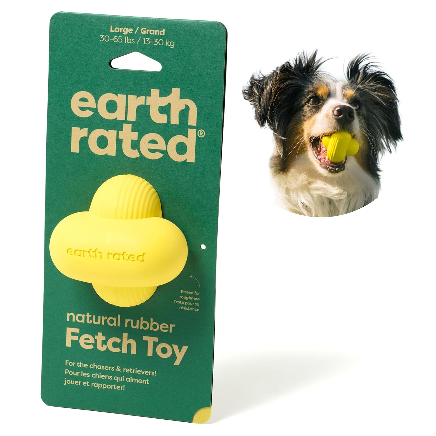 EARTH RATED — Balle pour chien en caoutchouc naturel