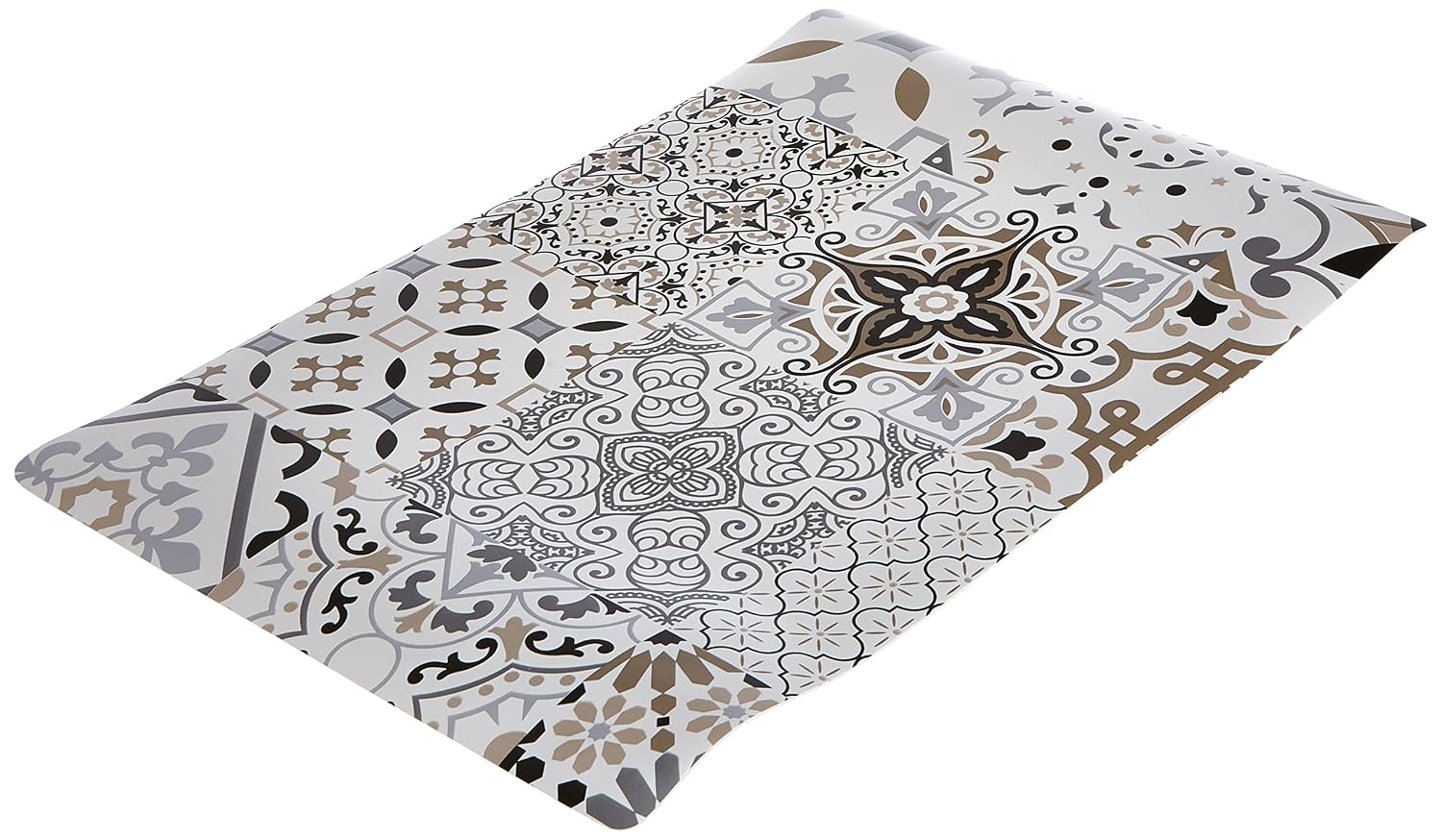 DÉCORLINE — Set de table PVC imprimé 30 x 44 cm gris