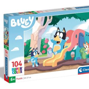 CLEMENTONI Supercolor — Puzzle Bluey 104 pièces