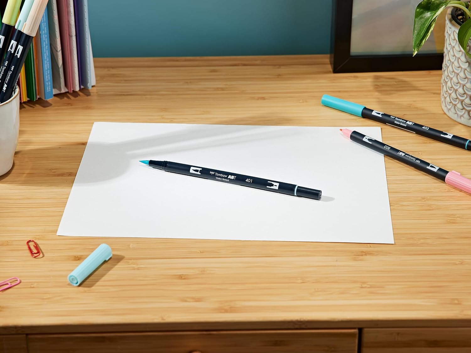 TOMBOW ABT — Lot de 6 feutres pinceau à deux pointes – Image 2