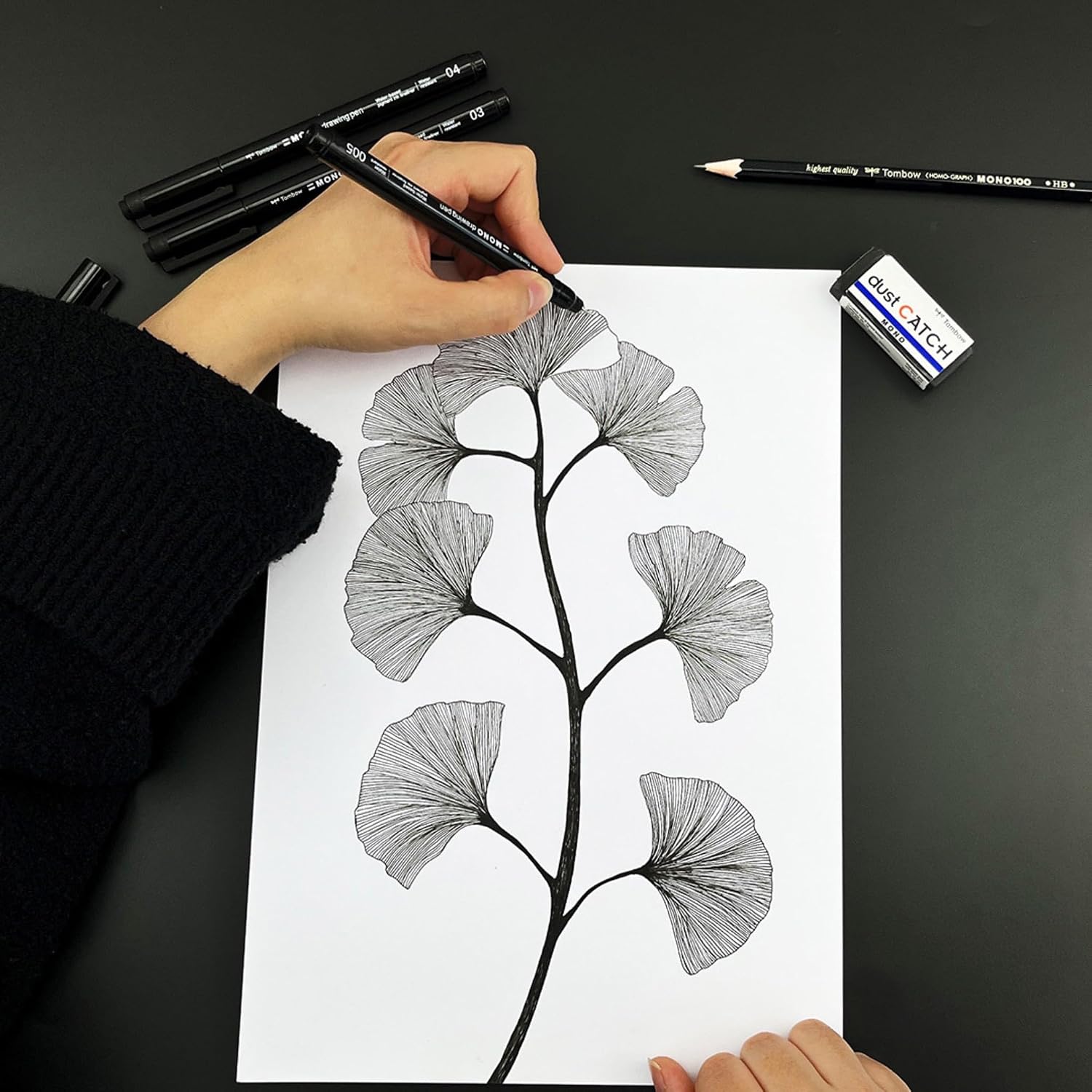 TOMBOW MONO drawing pen — Fineliner noir 0,30 mm – Image 3