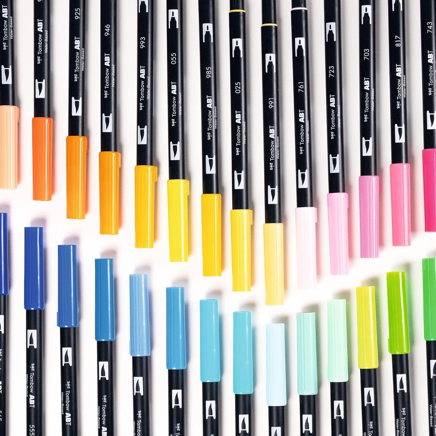 TOMBOW Dual Brush — Stylo double pointe pinceau bleu alice – Image 7
