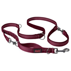 HALTI Anatomy — laisse multifonctions réfléchissante L magenta