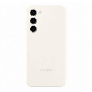 SAMSUNG Galaxy S23+ — Coque en silicone beige crème