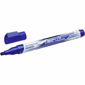 BIC Velleda — Feutres pour tableau blanc encre liquide bleue, x12