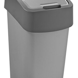 CURVER Flip Bin — Poubelle à couvercle basculant 10 L