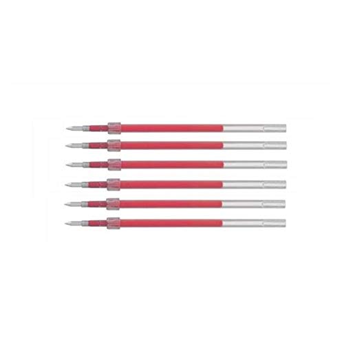 UNI-BALL Jetstream SXR-10N — Lot de 6 recharges rouge 1 mm