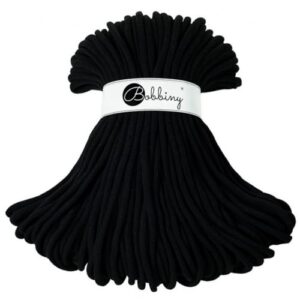 BOBBINY Jumbo — corde macramé tressée 9 mm 100 m Noir