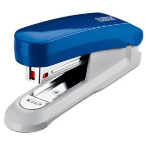 NOVUS E15 — Petite agrafeuse de bureau bleue