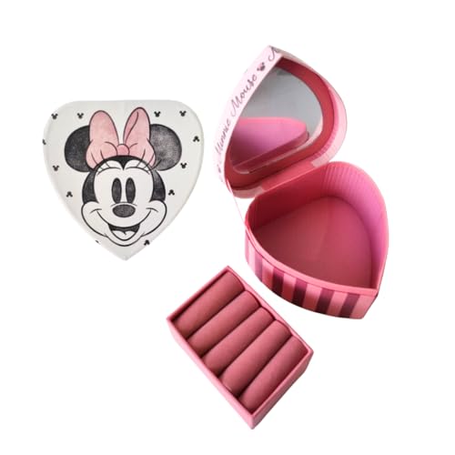 ARDITEX Minnie Mouse — Coffret cadeau en forme de cœur 12x12x7 cm