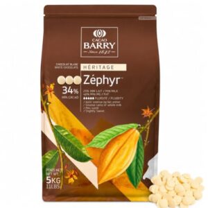 Chocolat blanc — 34 % cacao, 5 kg
