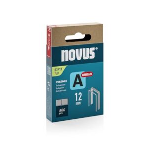 NOVUS TOOLS — Agrafes fil fin type 53, 12 mm, 800 pièces