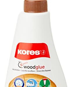 KORES — Colle à bois liquide blanche 125 ml