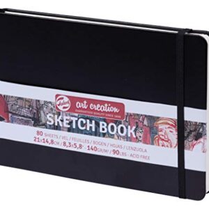 TALENS ART CREATION — Cahier de croquis noir 14,8 x 21 cm