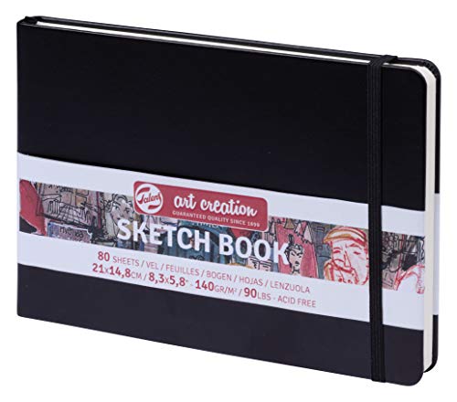 TALENS ART CREATION — Cahier de croquis noir 14,8 x 21 cm