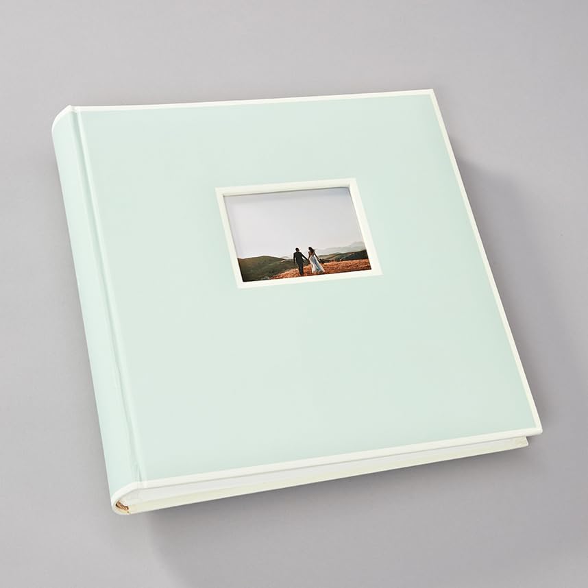 SEMIKOLON Album photo Jumbo — 30 x 30 cm vert mousse pastel – Image 2