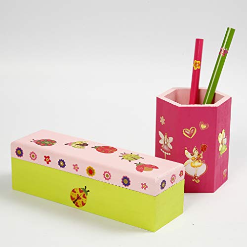 CREATIV — Boîte en bois allongée 20x6x6 cm fermeture magnétique – Image 2