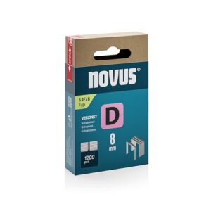 NOVUS TOOLS 53F — Agrafes fil plat 8 mm, 1200 pièces