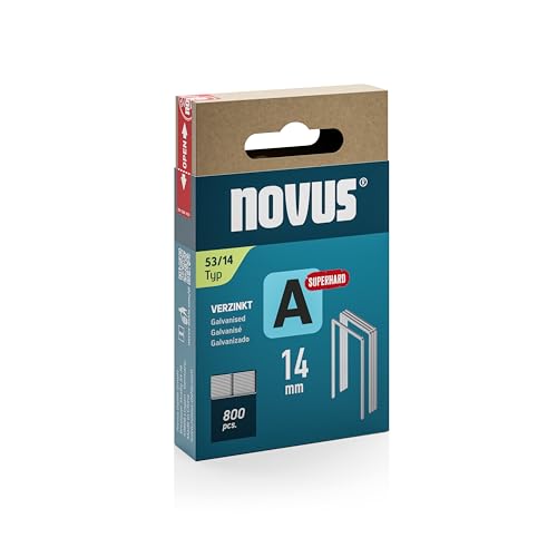 NOVUS TOOLS — Agrafes fil fin type 53, 14 mm, 800 pièces