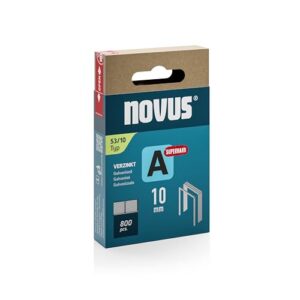NOVUS TOOLS — Agrafes fil fin type 53, 10 mm, 800 pièces