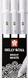 SAKURA Gelly Roll Basic — Lot de 3 stylos gel blancs