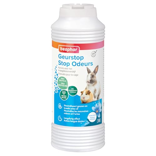 BEAPHAR — Granulés stop odeurs pour cage de lapin 600 g