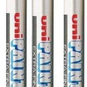 Lot de 3 marqueurs à pointe fine 0,8 mm argent — multi-surfaces