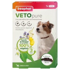 BEAPHAR Vetopure — Collier répulsif chien/chiot 60 cm