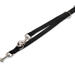 NOBBY Classic — Laisse pour chien noire 10 mm x 200 cm