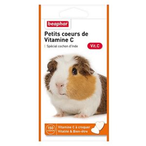 BEAPHAR — Friandises vitamine C pour cochon d’Inde 150 comprimés
