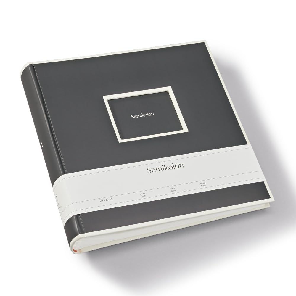 Semikolon Jumbo — Album photo 30 x 30 cm gris lave