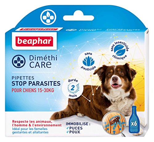 BEAPHAR DiméthiCARE — Pipettes antiparasitaires chien 15-30 kg