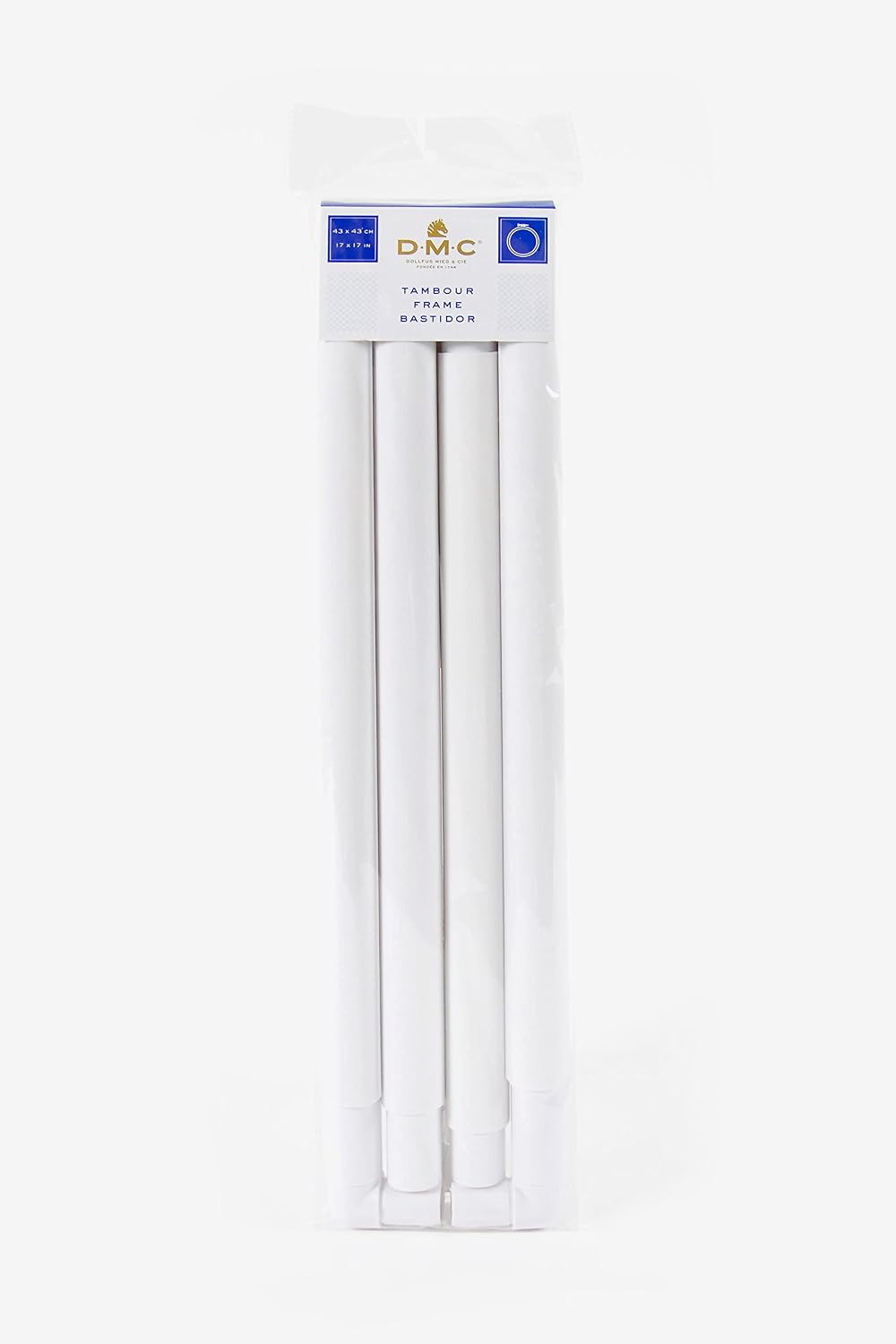 DMC — Tambour carré blanc pour punch needle 43 x 43 cm