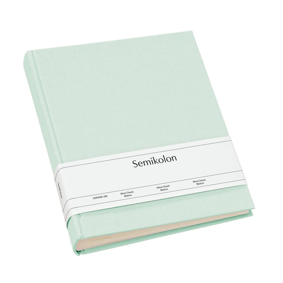 SEMIKOLON Classic Medium — Album photo 80 pages vert mousse
