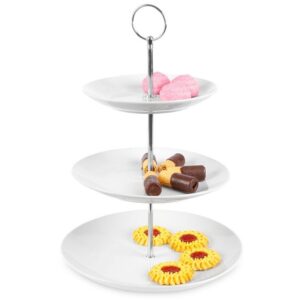 URBN-CHEF — Plateau de présentation rond en céramique blanc