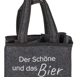 Out of the blue — Sac porte-bouteilles 6 compartiments gris