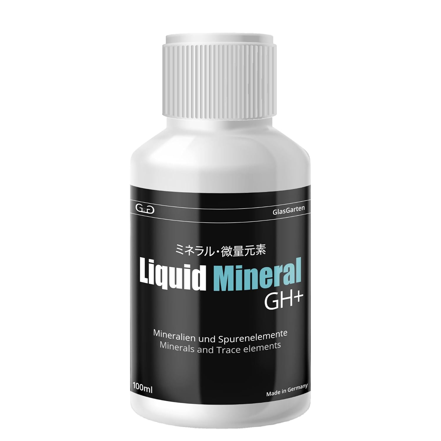 GlasGarten Liquid Mineral GH+ — Sel minéral liquide 100 ml