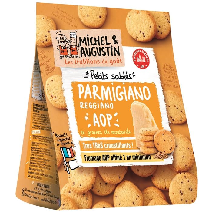 MICHEL ET AUGUSTIN — Petits sablés salés Parmigiano 100 g