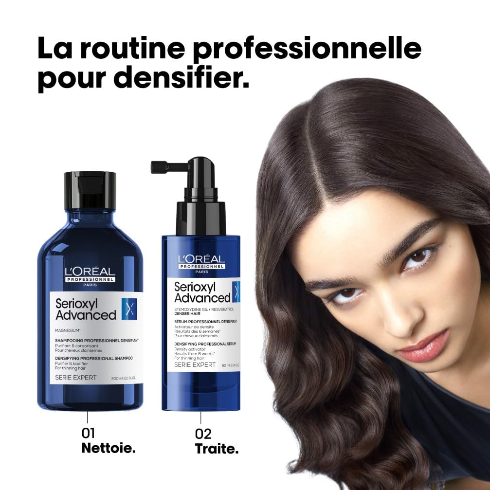 L'OREAL PROFESSIONNEL Serioxyl Advanced — Shampoing densifiant 300 ml – Image 4