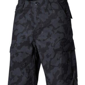 MFH US BDU — Bermuda ripstop night camo taille L