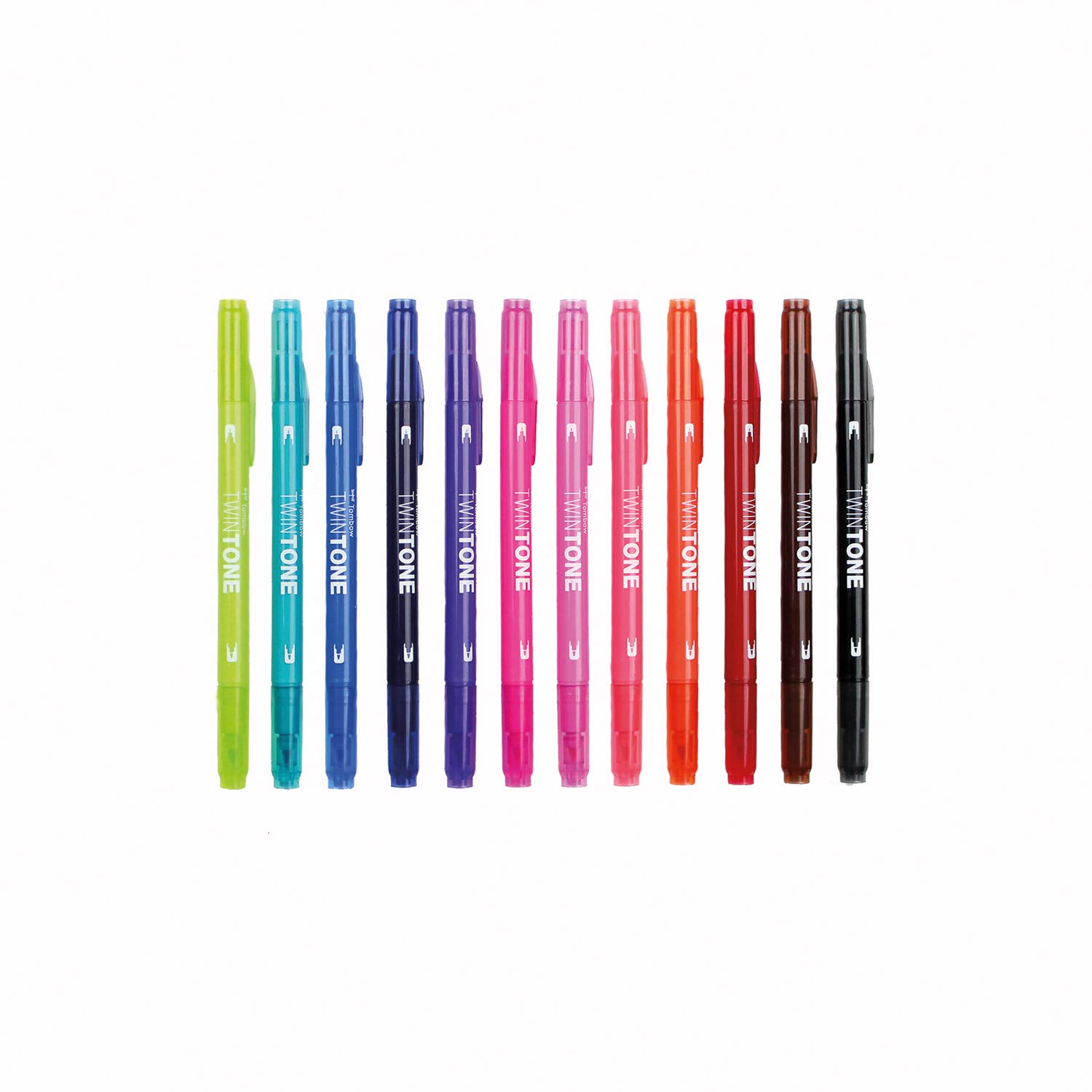 TOMBOW TwinTone — Feutres à deux pointes, kit 12 couleurs – Image 3