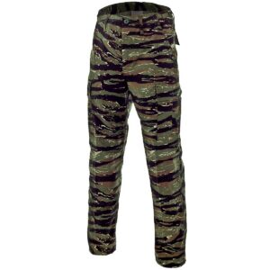 MFH BDU — Pantalon de combat ripstop Tiger Stripe taille S