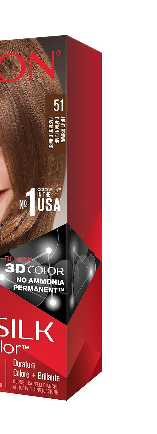 REVLON ColorSilk — Coloration châtain clair sans ammoniaque – Image 3