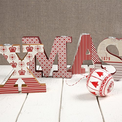 CREATIV — Lettre I en papier mâché 20,5 cm – Image 3