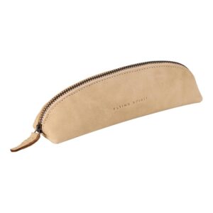 CLAIREFONTAINE Flying Spirit — Trousse triangulaire cuir beige