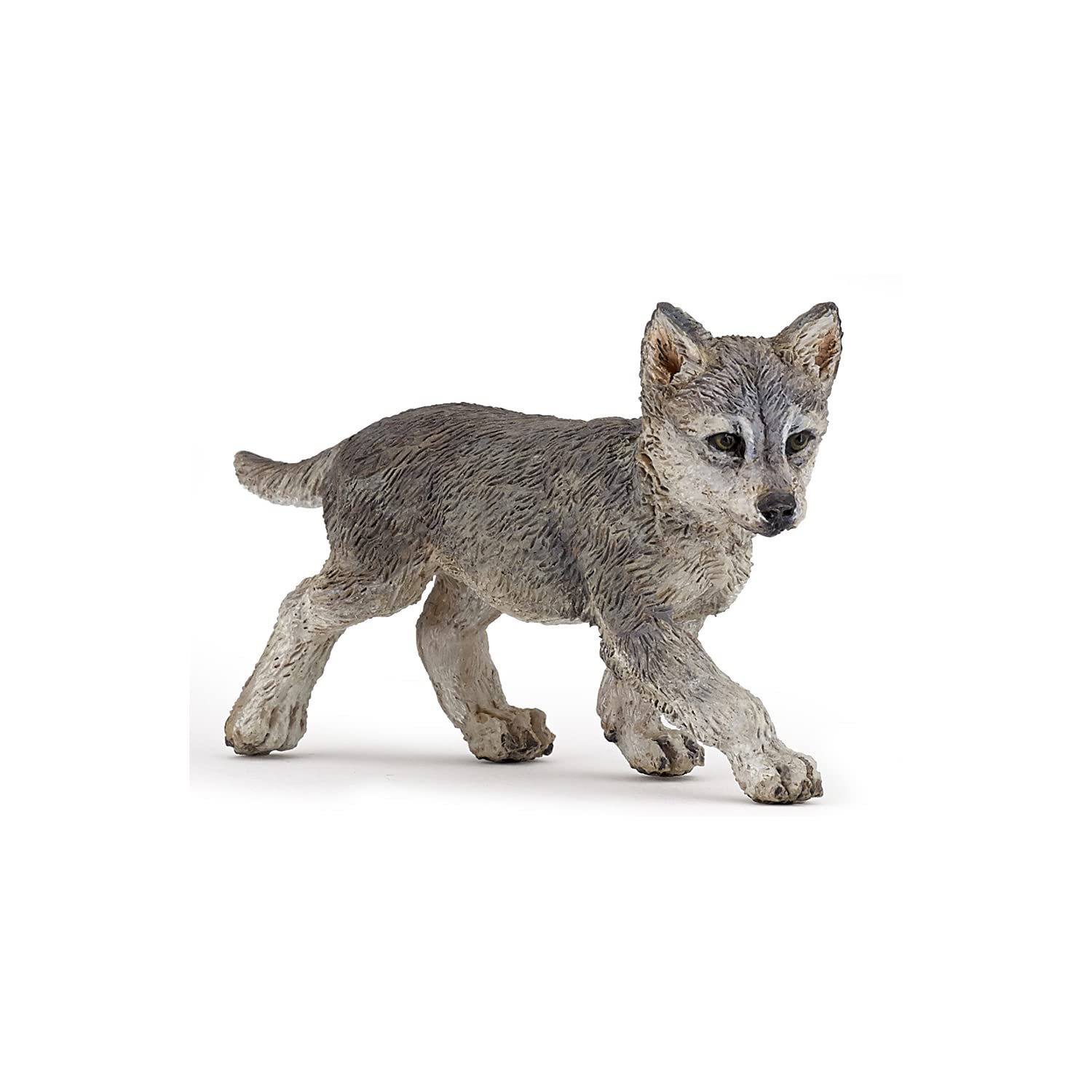 PAPO — Figurine bébé loup multicolore