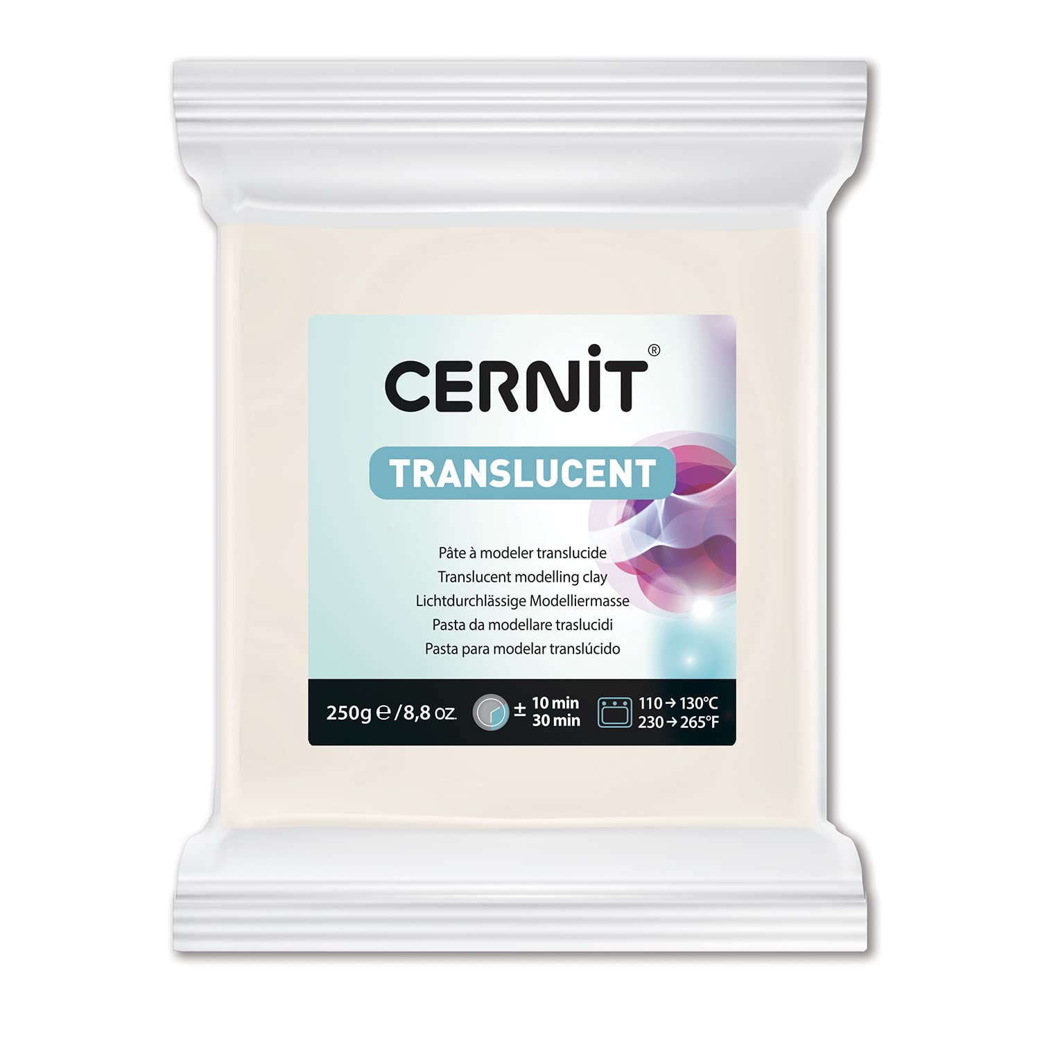 CERNIT — Pâte polymère translucide à cuire 250 g