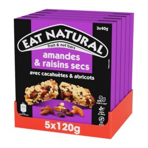 Barres aux fruits et aux noix sans gluten — 5 x 3 barres 40 g