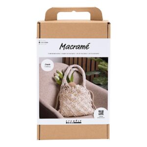 CREATIV — Kit macramé sac blanc