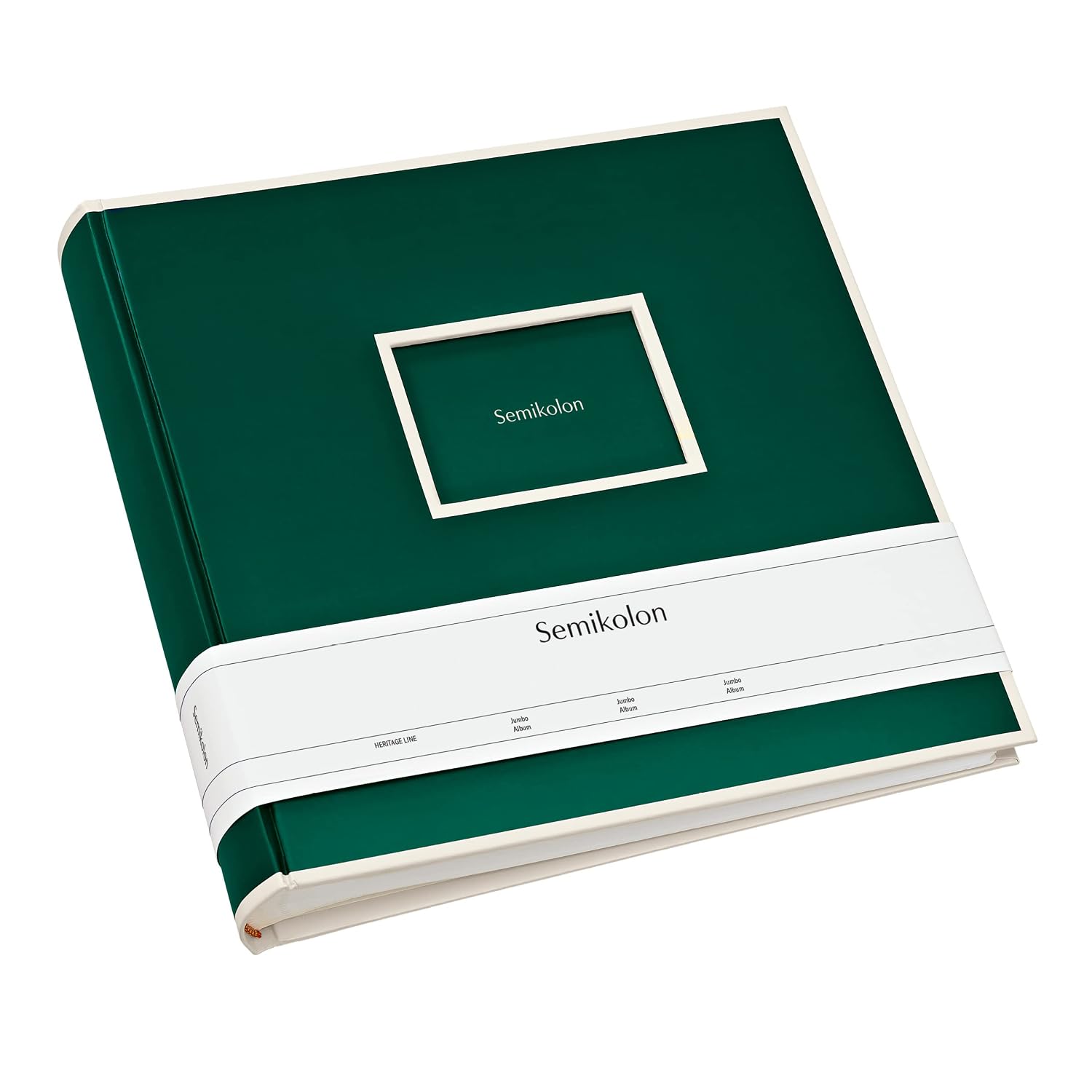 SEMIKOLON Album photo Jumbo — 30 x 30 cm vert forêt